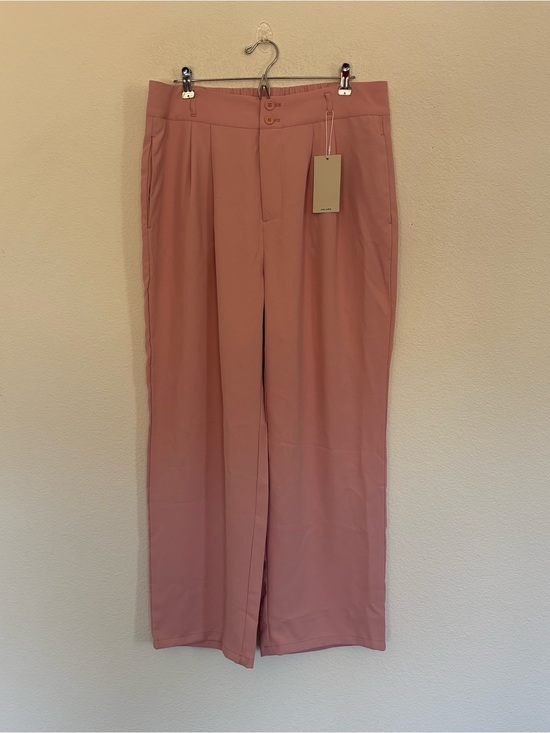 HALARA Pants - Halara Pleated Wide Leg Pink Trousers NWT